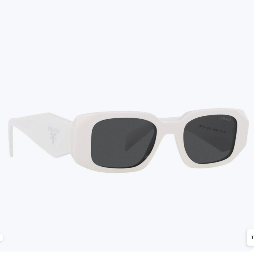 Prada PR 17WS Sunglasses — Talc/White Acetate - Picture 2 of 9